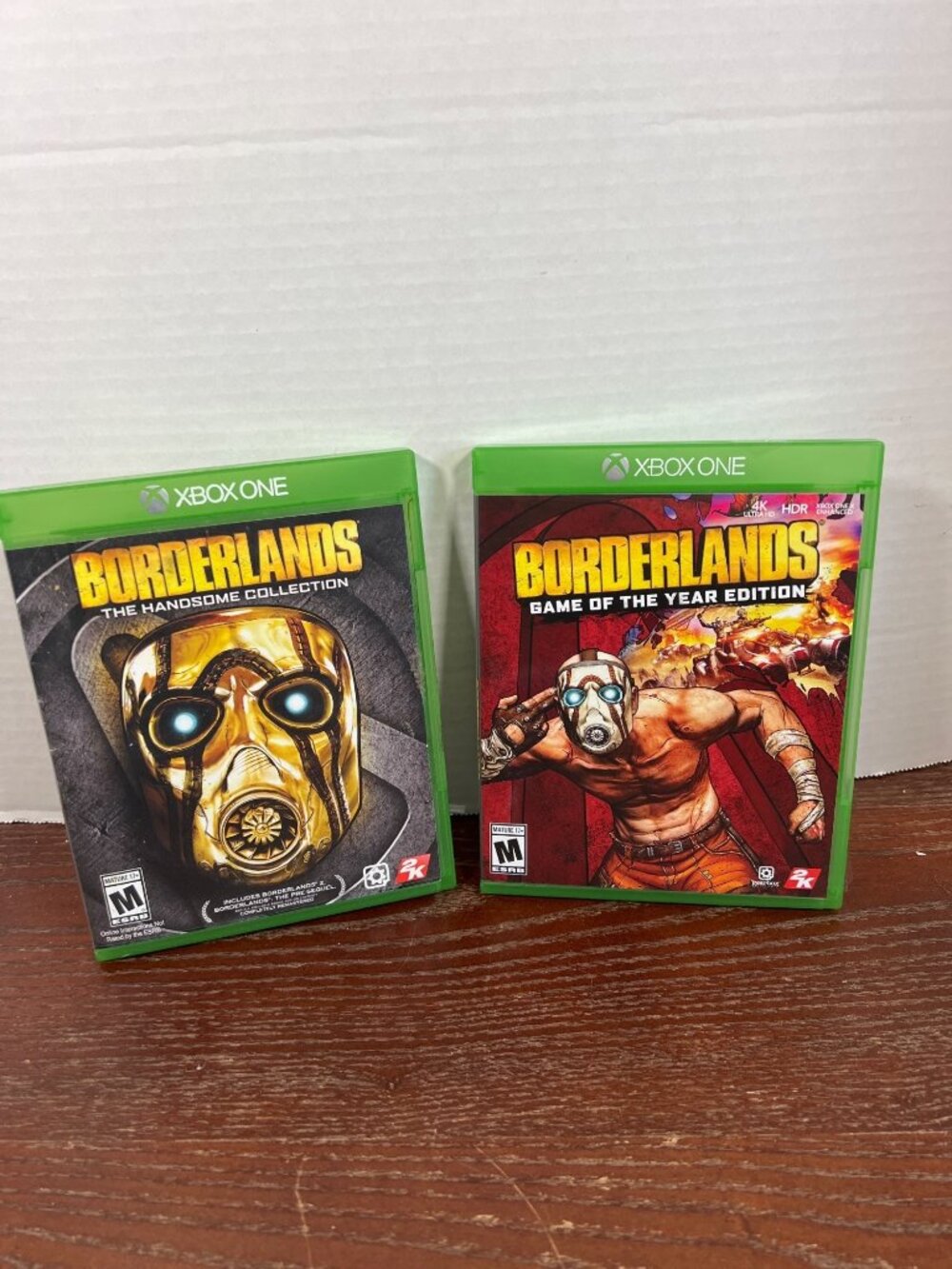 Borderlands Handsome Collection & Game Of The Year Edition Xbox Bundle Lot
